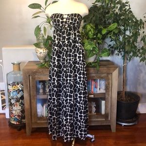 Caribbean Queen Giraffe Print Maxi Dress•szM•NWT